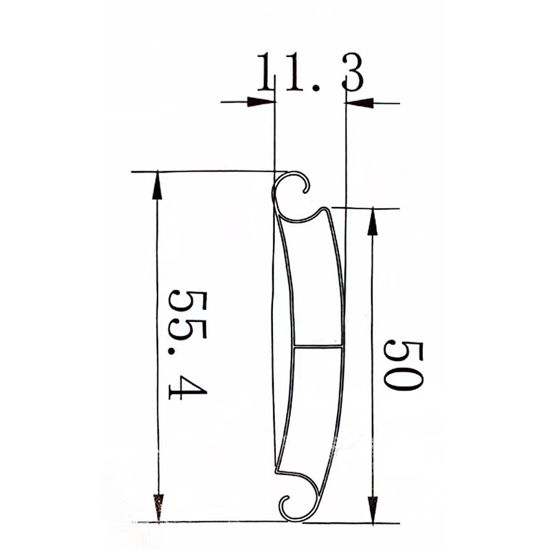 50 type hollow curtain slats
